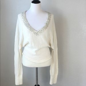 Free People Sweaters - Free People Dolman Sleeve Sequin V Neck Sweater Free People Sweaters - Free People Dolman Sleeve Sequin V Neck Sweater